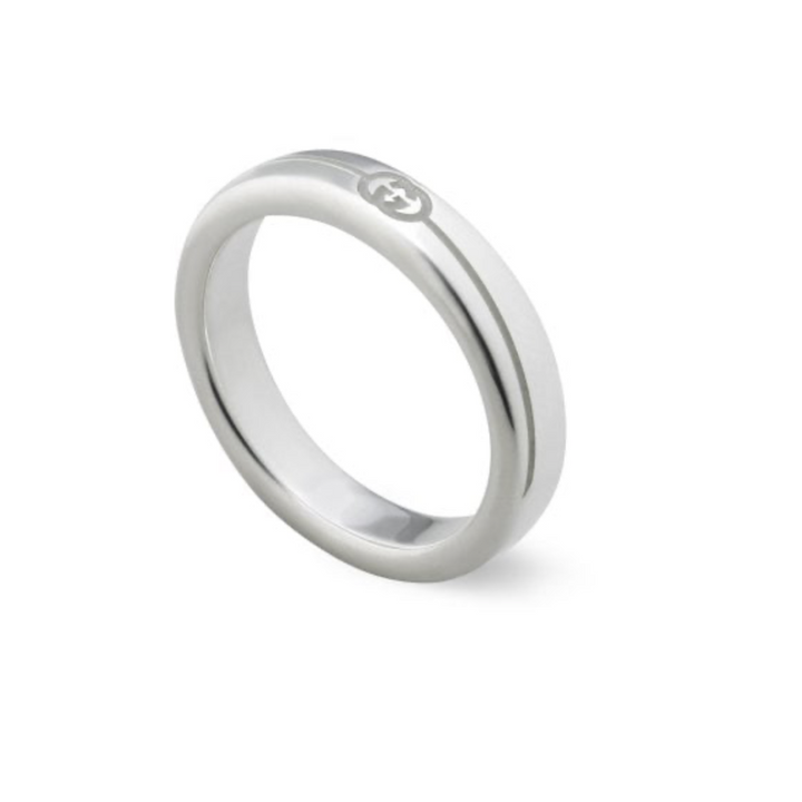 Tag Silver Ring 4MM