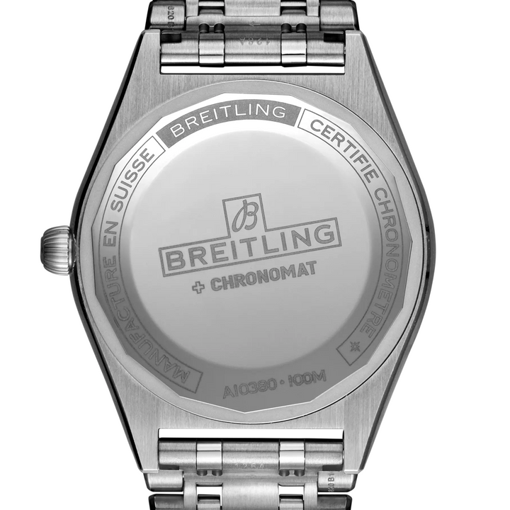 Chronomat White with Diamond Dial 36MM Watch