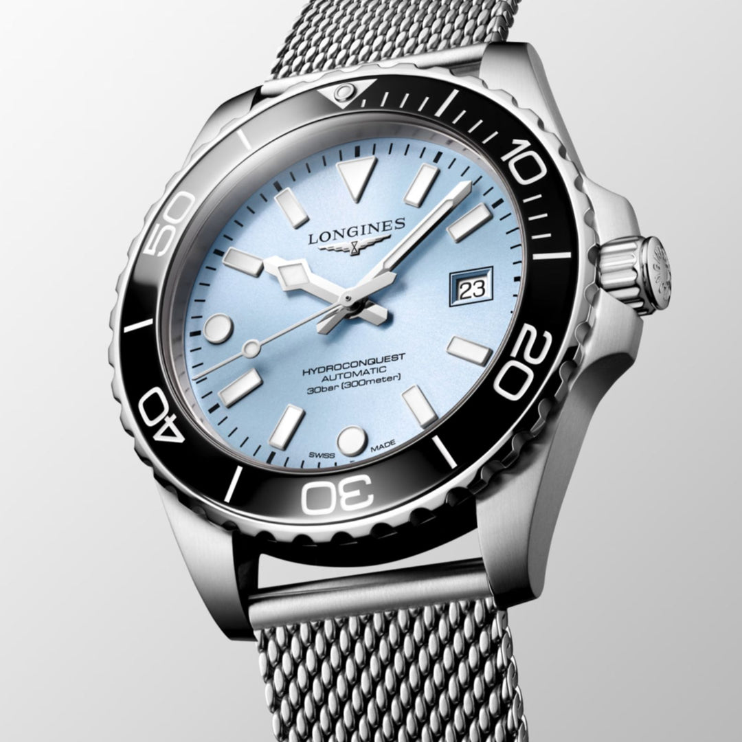 Hydroconquest Frosted Blue Dial 42MM Watch