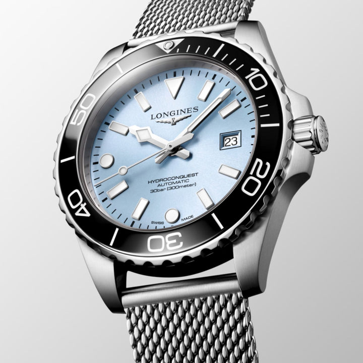 Hydroconquest Frosted Blue Dial 42MM Watch