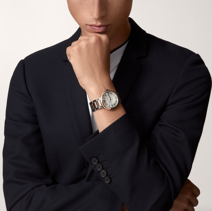 Ballon Bleu Steel and Rose Gold 42MM
