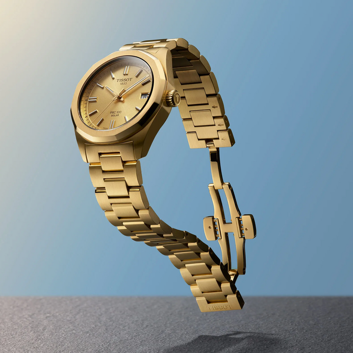 PRC 100 SolarChampagne Dial 39MM Watch