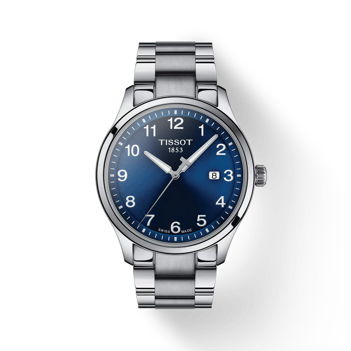 Gent XL 42MM Blue Arabic Dial with Calendar Watch